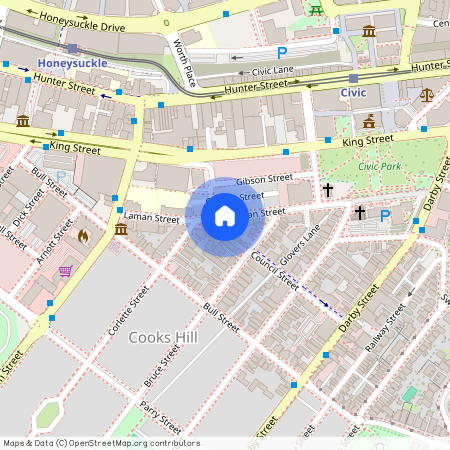 1/63 Laman Street Cooks Hill NSW