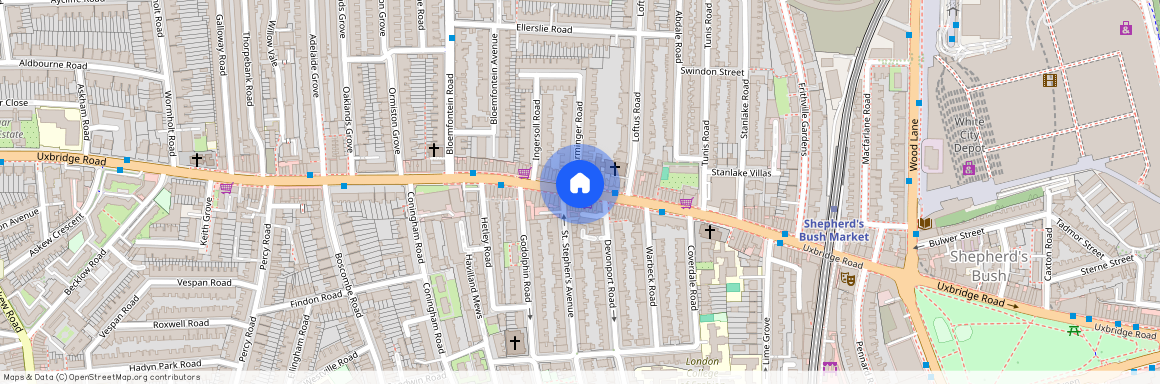 Uxbridge Road, Shepherds Bush, London, W12