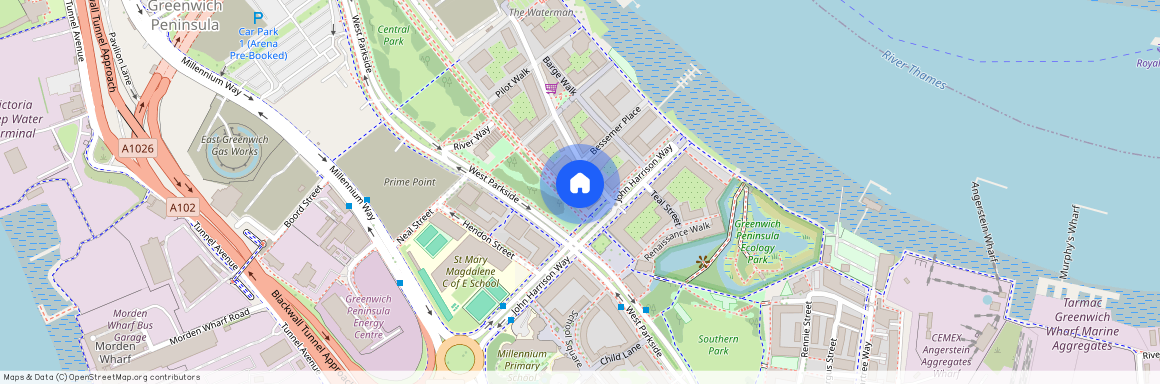 Bear Point, 2 E Parkside, London SE100FQ, United Kingdom