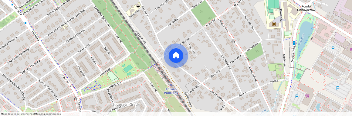 ul. Czorsztyńska, Podolany, Jeżyce, Poznań, wielkopolskie