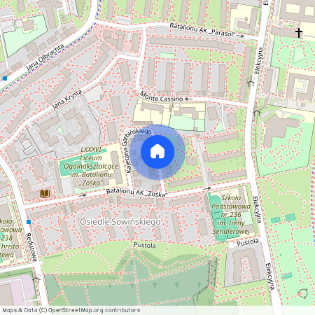 ul. Kajetana Garbińskiego, Ulrychów, Wola, Warszawa, mazowieckie