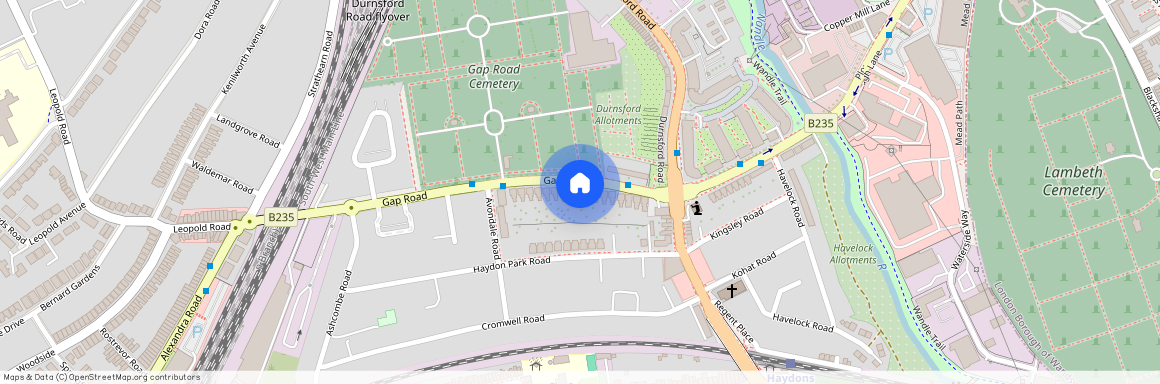 Gap Road, Gap Road, SW19