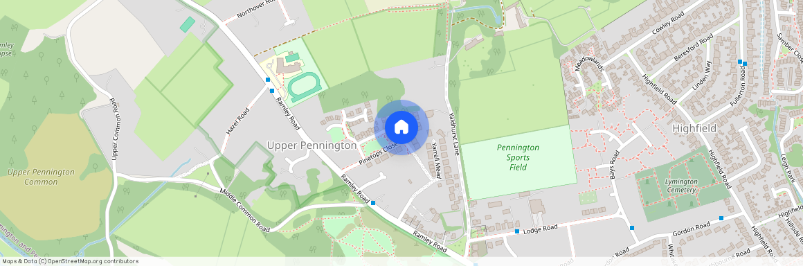 De Clares Close, Pennington, Lymington, Hampshire, SO41