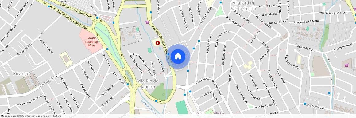 Avenida Salgado Filho, 2844, Cidade Maia, Guarulhos, São Paulo, 07115000