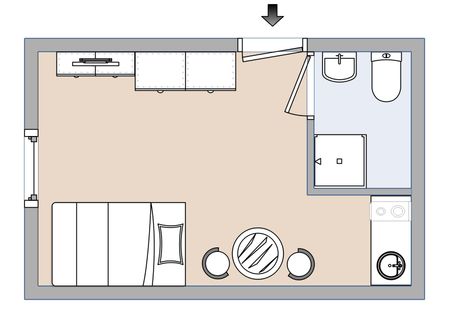 Gemütliche 1-Zimmerwohnung in ruhiger Lage mit Gartenmitbenutzung - Foto 5