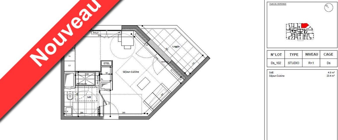 Location Appartement 1 pièce 28m² CHAMPS SUR MARNE 77420 - Photo 1