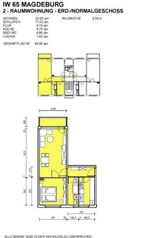 2 Zimmerwohnung mit Balkon in ruhiger Lage - Photo 3