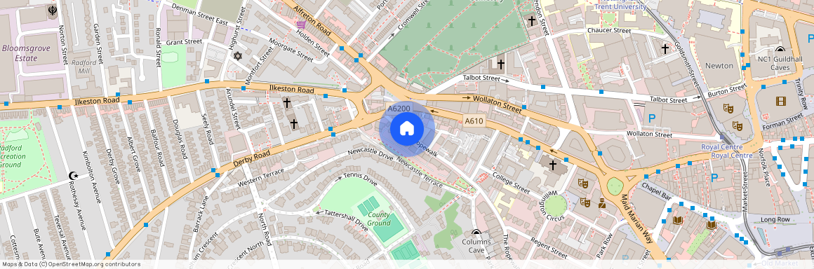 The Ropewalk, Nottingham, Nottinghamshire, NG1 5DT