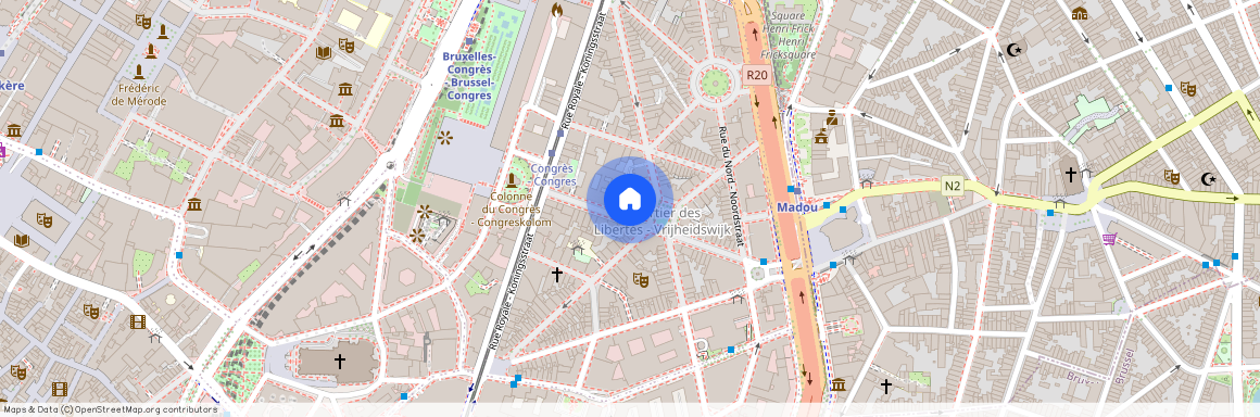 Rue du Congrès 22, 1000, Bruxelles 1, Bruxelles  1