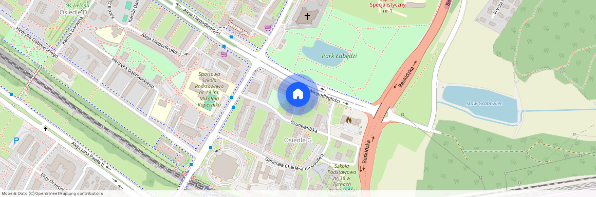 Niepodległości, Osiedle Felicja, Tychy, śląskie