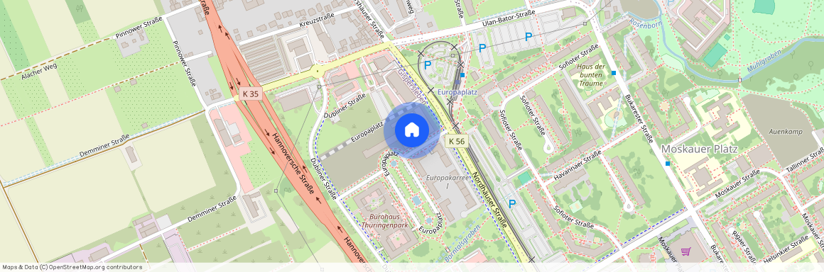 Europaplatz 14, 99091 Erfurt (Gispersleben)