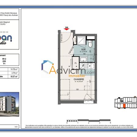 F1 neuf de 18.57 m² avec PARKING - Photo 4