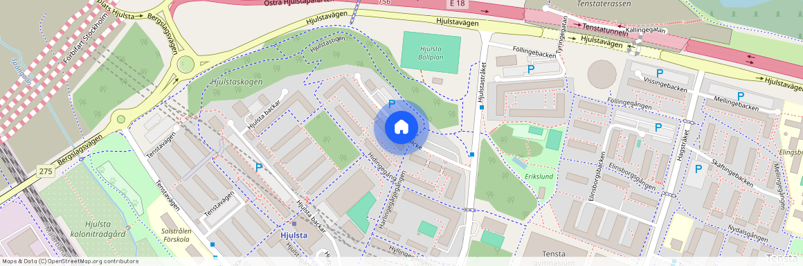 Hidinge Backe, Spånga