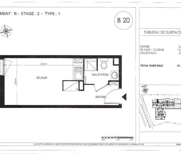 Location Appartement 1 pièce 21m² ISLE 87170 - Photo 3