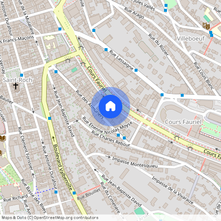 128 COURS FAURIEL, Loire (42), 42100, Saint-Étienne