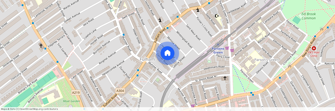 Crookham Road, Parsons Green, London