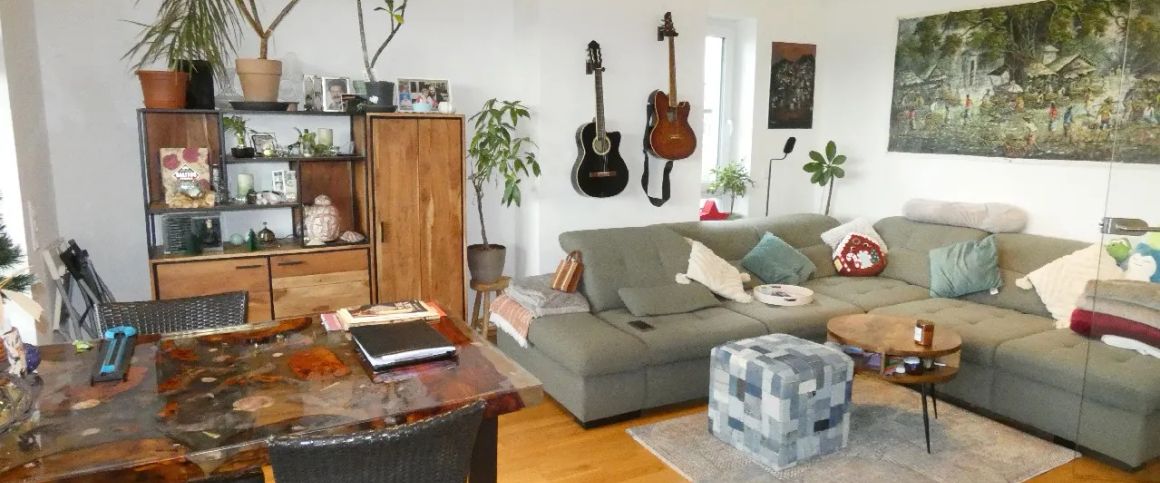 Moderne 2-Zimmer-Wohnung mit großer Sonnenloggia, Aufzug und Rheinblick - Photo 1