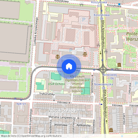 Warszawa, Ochota, Ochota, Filtry, Nowowiejska