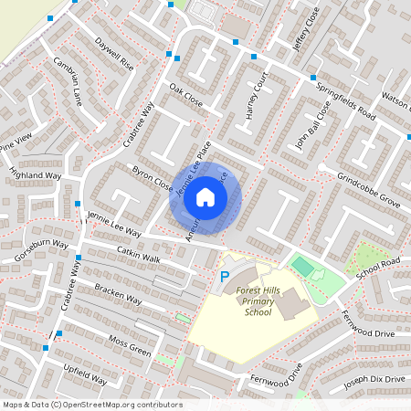Aneurin Bevan Place, Rugeley, Staffordshire, WS15