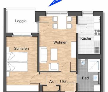 Zentrale Wohnung ab 01.12.2024 frei! - Foto 5