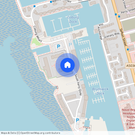 Spacious 2 Bed Flat in Quebec Quay, L3