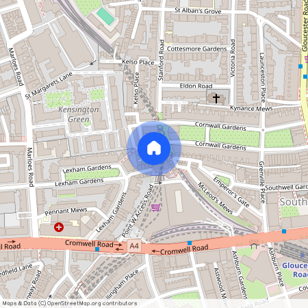 Cornwall Gardens, SW7, London