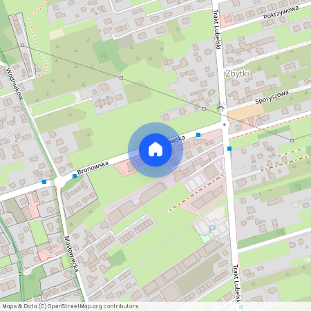 ul. Bronowska 54, Zerzeń, Wawer, Warszawa, mazowieckie