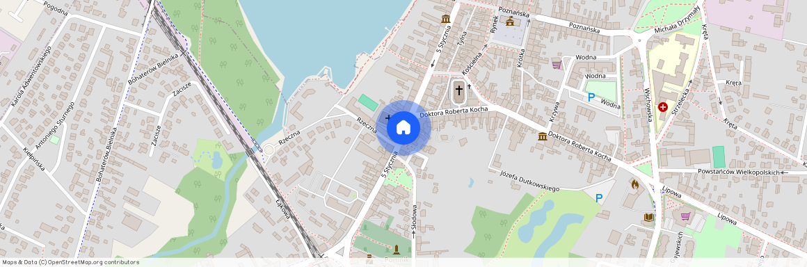 ul. 5 Stycznia, Wolsztyn, Wolsztyn, wolsztyński, wielkopolskie