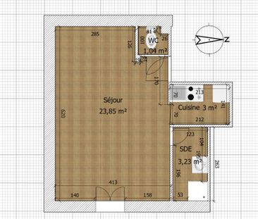 Location Appartement 1 pièce 31m² CHAILLY EN BIERE 77930 - Photo 6