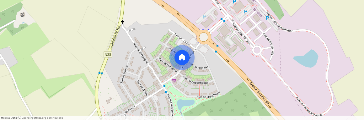 Rue De Paris, 1, 1400, Nivelles