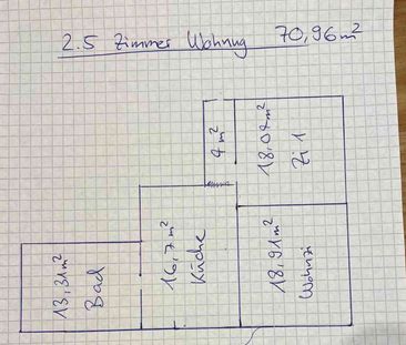 2.5 Zimmer, 70 m², EG - Photo 5