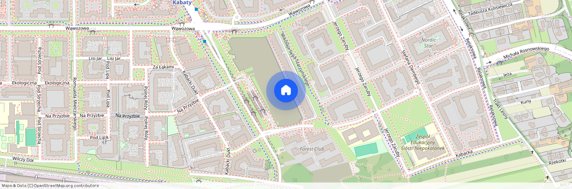 ul. Jerzego Zaruby, Kabaty, Ursynów, Warszawa, mazowieckie