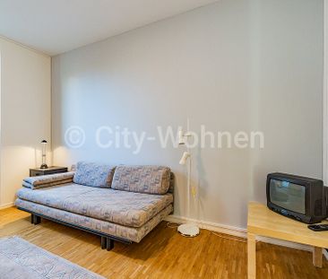 Möbliert wohnen in einer komfortablen 3-Zimmer-Wohnung mit Balkon in einem umgebauten Bunker in Hamburg-Eimsbüttel - Photo 1