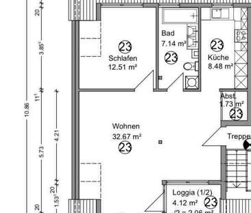 Sanierte 2-Zimmer-Neubauwohnung mit Südwest-Balkon und moderner Ein... - Photo 4
