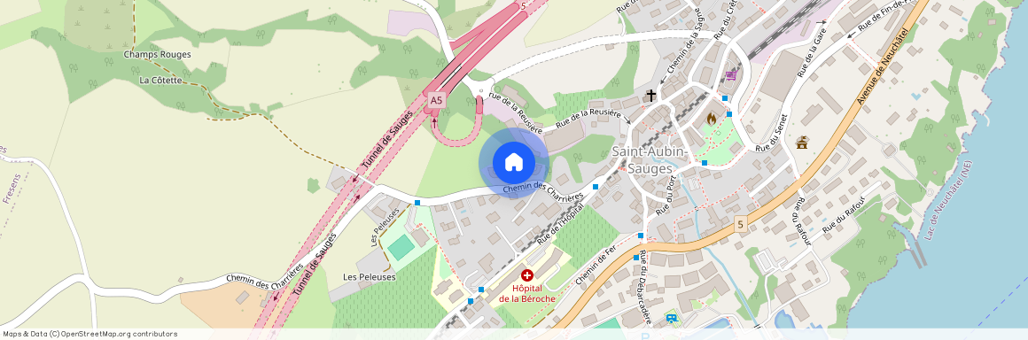 Chemin des Charrières 8, 2024 St-Aubin-Sauges, Suisse