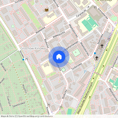 ul. Tadeusza Sygietyńskiego, Grochów, Praga-Południe, Warszawa, mazowieckie