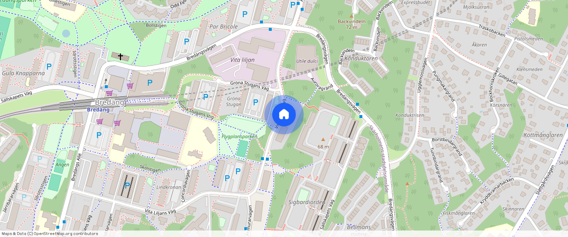 Vita Liljans Väg **, Bredäng