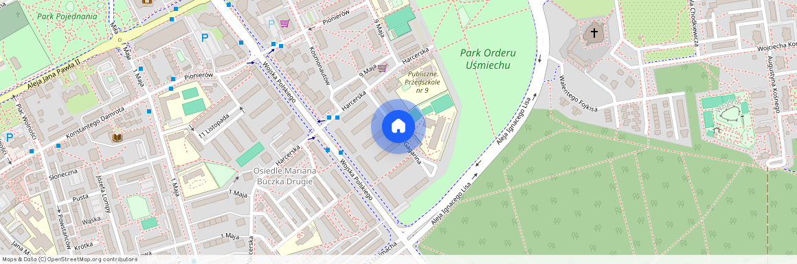 ul. Jurija Gagarina, Śródmieście, Kędzierzyn-Koźle, kędzierzyńsko-kozielski, opolskie