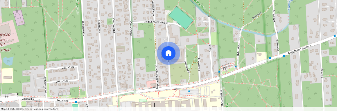 ul. Dzięcieliny, Międzylesie, Wawer, Warszawa, mazowieckie