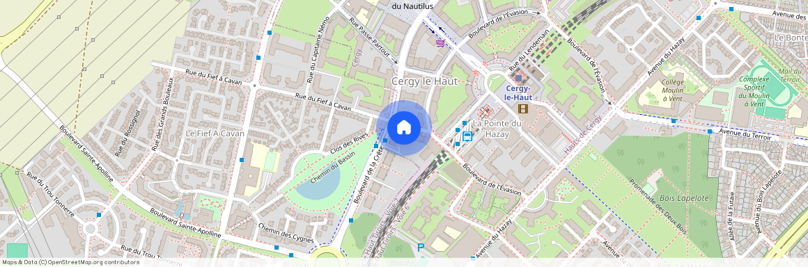 95800, Cergy