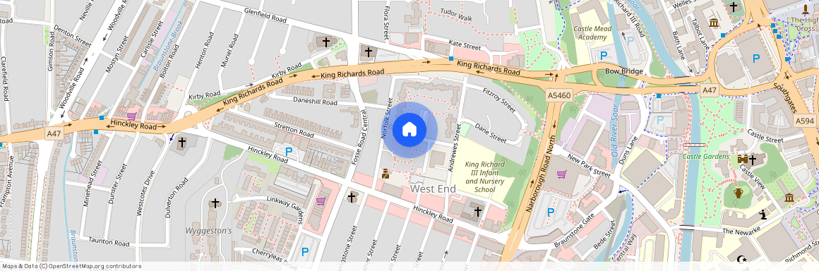 Andrewes Walk, Leicester