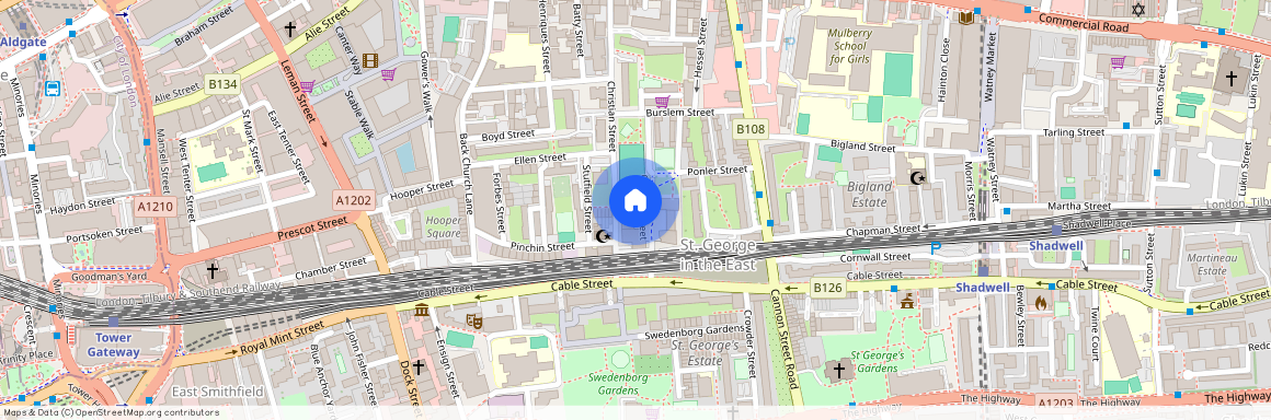 Christian Street, Aldgate East, E1, London