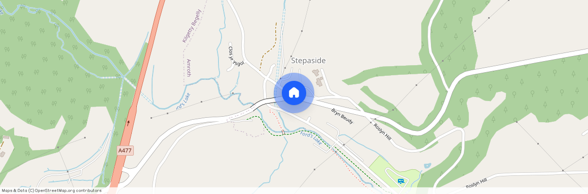 Green Plains Bungalow, Stepaside, Narberth