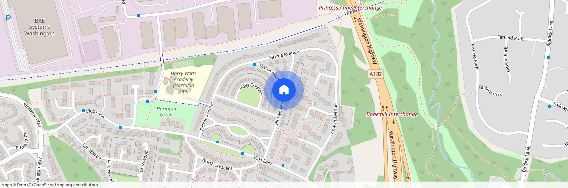 Hawthorn Crescent, Harraton, Washington
