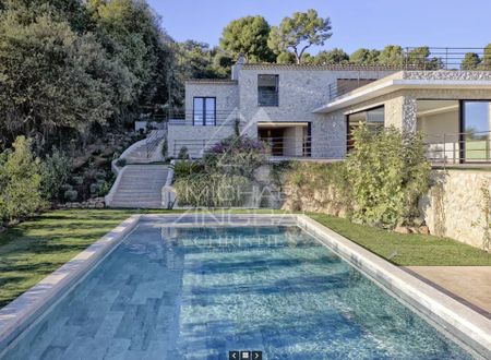 Proche Saint-Paul de Vence - Superbe propriété entièrement rénovée avec vue mer - 5 chambres - Photo 5