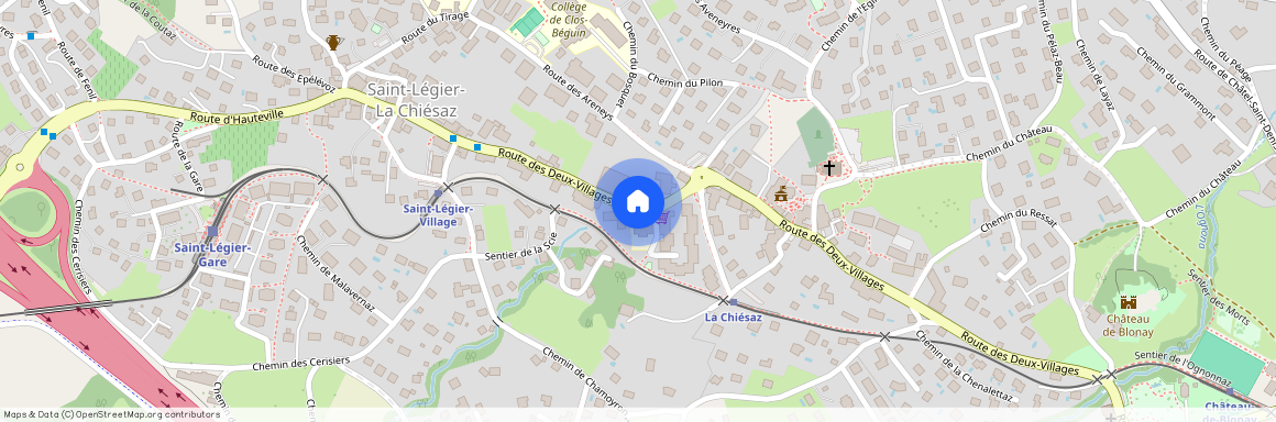 1806, St-Légier-La Chiésaz, Route Des Deux-Villages