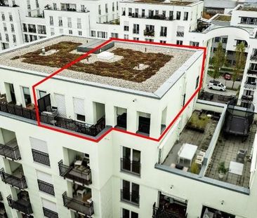 Stilvolles Wohnen über den Dächern Münchens: Penthouse am Olympiapark - Photo 6
