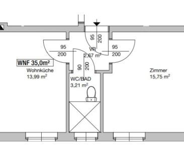 2-Zimmer-Wohnung, Top 156 - Foto 5