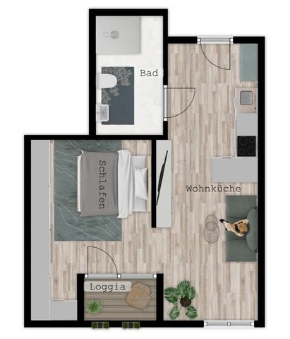 Gemütliches Apartment im EG mit TG-Stellplatz. Ihr neues Zuhause im beliebten Stadtteil OB-Alstaden - Photo 5