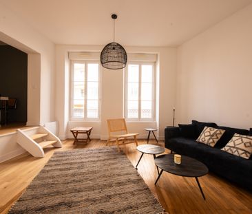 ARCHITECTURE BORDELAISE - 1900 -LOCATION T3 RÉNOVÉ ET MEUBLÉ - Photo 4